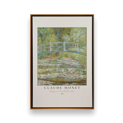 Bridge Over a Pond of Water Lilies by Monet