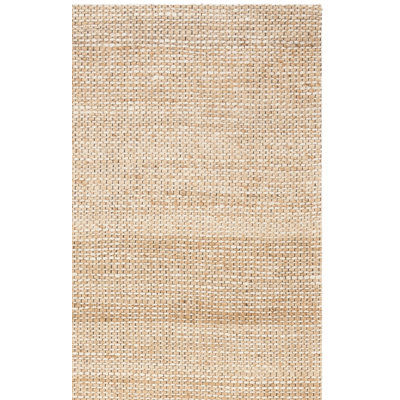 Zaragoza Hand Loomed Jute And Cotton With Latex Solid Color Rug