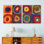 Mid Century Shape " Abstract Circles " by Wassily Kandinsky 2 - Pieces