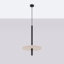 Pendant lamp FELTRO 1 black/beige-1440065524