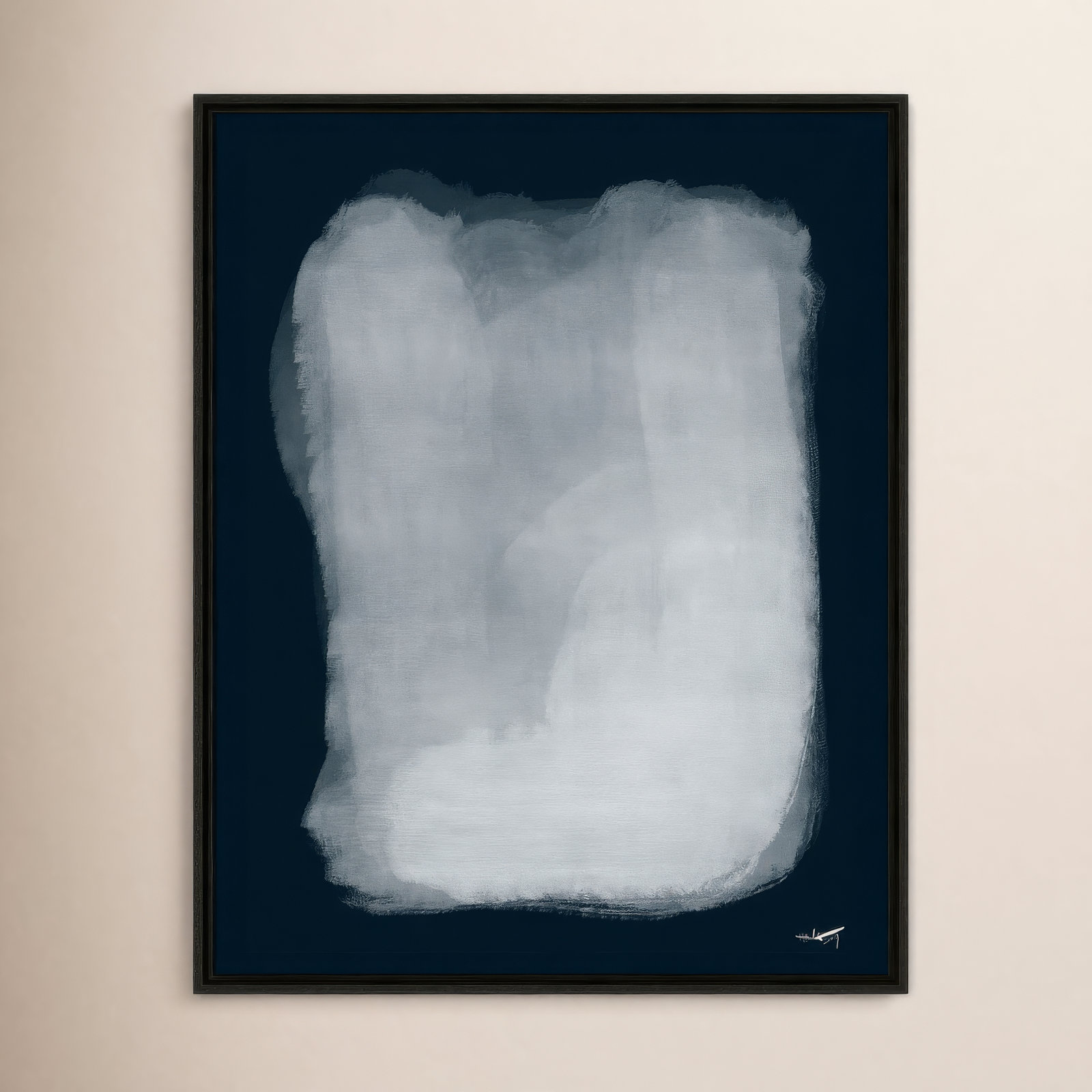 Gelder "Calme 001" Print by N.Atelier, 29.5" H x 23.5" W, Espresso
