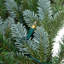 Couronne de Noël épinette artificielle bleue pré-éclairée-112569365