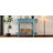 Elegant Retro Console Table With Curved Design & Smooth Glaze-1706548425