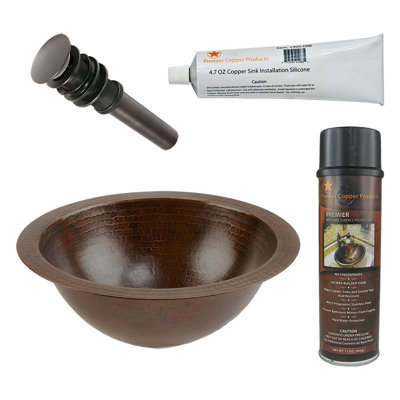 Ensemble de lavabo et de drain pour salle de bain Premier Copper Products BSP5_LR12FDB-P