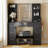 Vanity Desk  Vanity Table With 7 Drawers And 6 Storage Shelves, With Mirror  Stool Dressing Table White-967662214