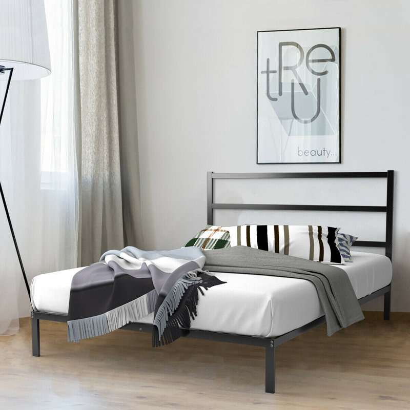 Metal Slat Bed, Queen