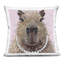 Coussin Whimsical Fox Nature Collage, imprimé par Clare Tupper-121373621
