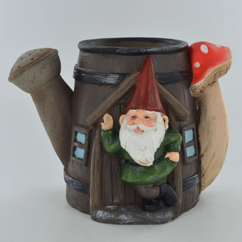 Gnome Plant Pot Watering Can Garden Tool Storage