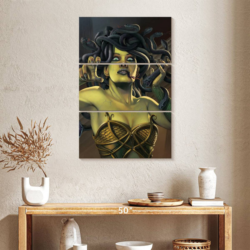 Kelan Medusa, 38" H x 24" W