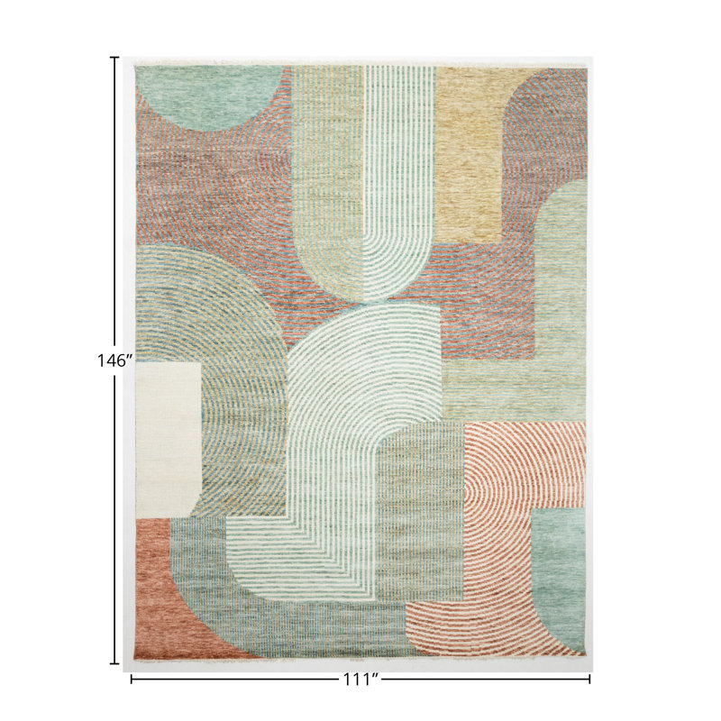 Tapis unique 9 pi 3 po x 12 pi 2 po Zaeli