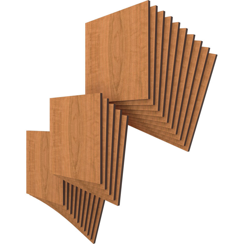 Planches en bois, Cerisier, H 11,75 po x l 11,75 po x P 0,38 po