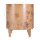 Billie Round Burl End Table