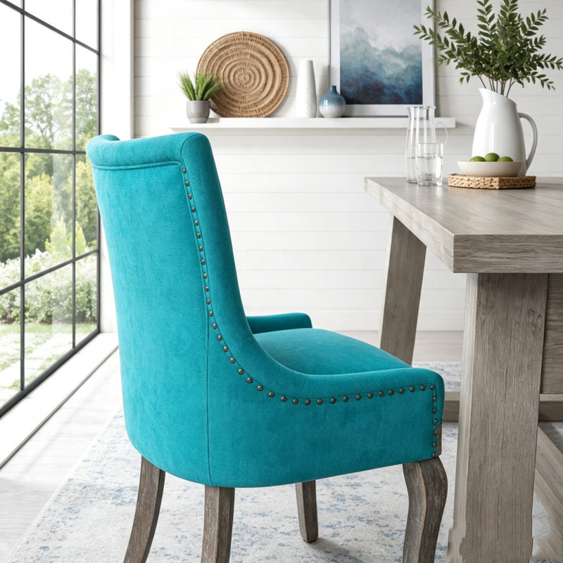 Chaise d'appoint, Bleu, Bleu
