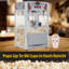 Machine à maïs soufflé Majestic - Bouilloire en acier inoxydable de 16 oz pouvant contenir jusqu'à 96 tasses - Machine à maïs soufflé électrique avec pelle, tasses à mesurer, sacs de service et seaux par Superior Popcorn Company