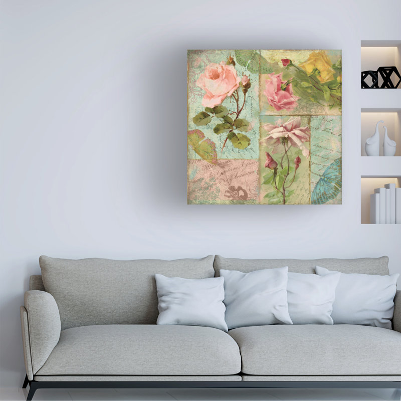 Sasha Belles Fleurs II Canvas Art_ALI73247, 24" H x 24" W