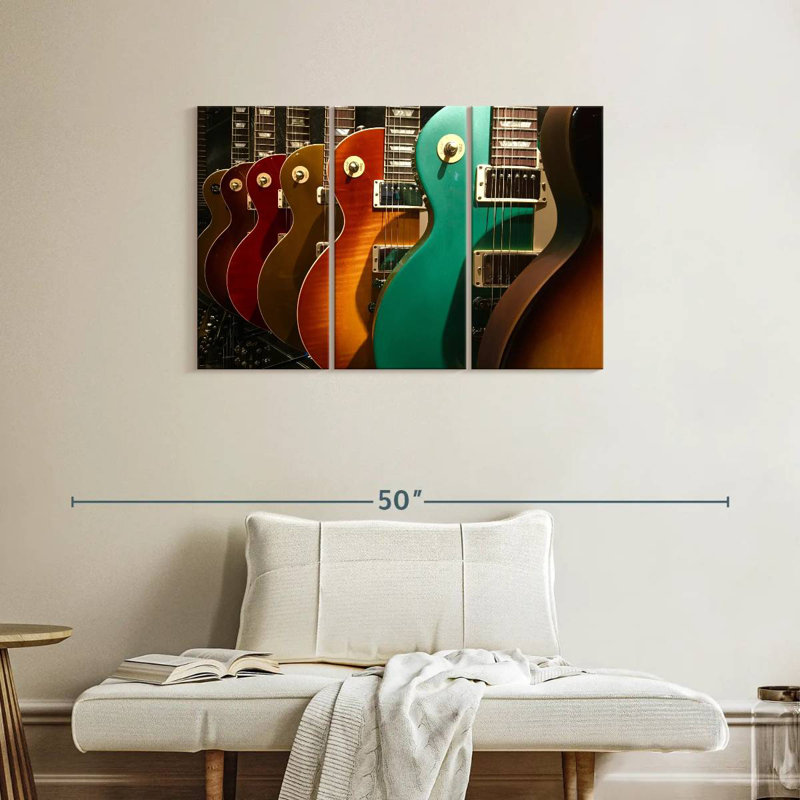 Abarca Electric Guitars Display, 24" H x 38" W