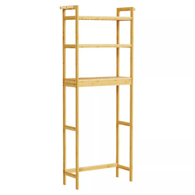 Benicia Bamboo / Rattan Freestanding Bathroom Shelves