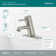 Precept Single-Hole Single-handle Bathroom Faucet with Drain Assembly