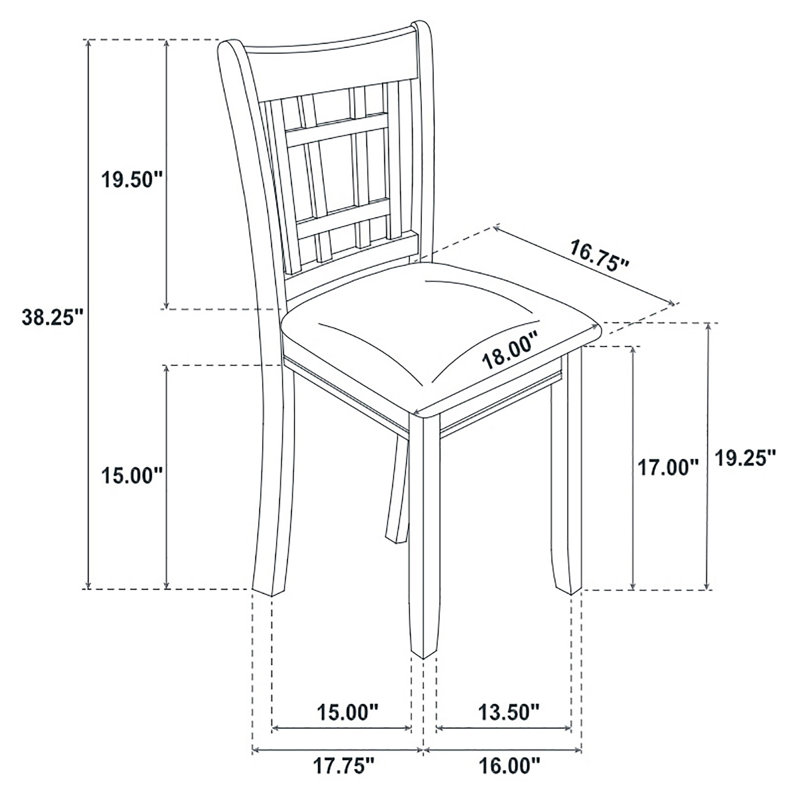 Ensemble de 2 chaises d'appoint Lavon, Gris