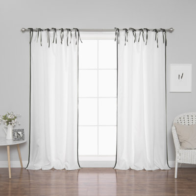 Hemlen Semi Sheer Curtain Pair
