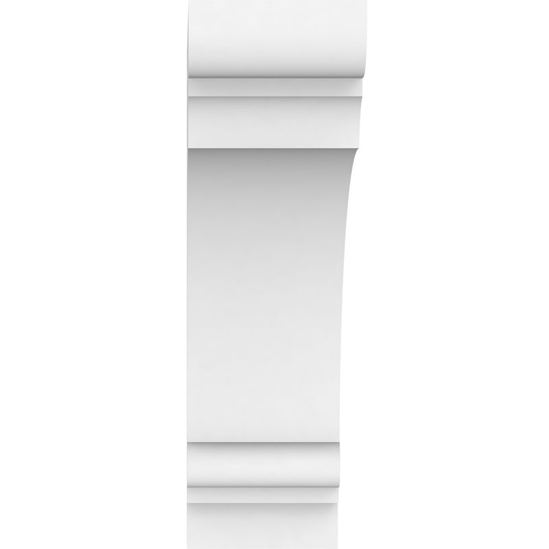 Support Standard Hughes Architectural Grade PVC, H 5 po x l 1,5 po x p 5 po