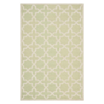 Cannen Hand Tufted Wool Geometric Rug
