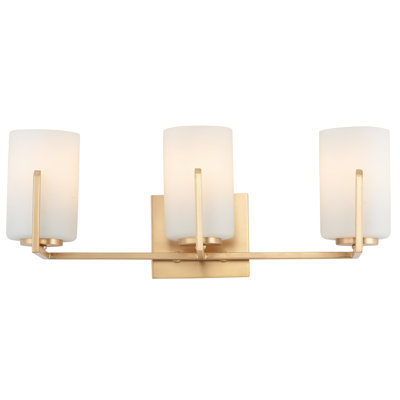 Roni 3 Light Frosted Dimmable Vanity Light