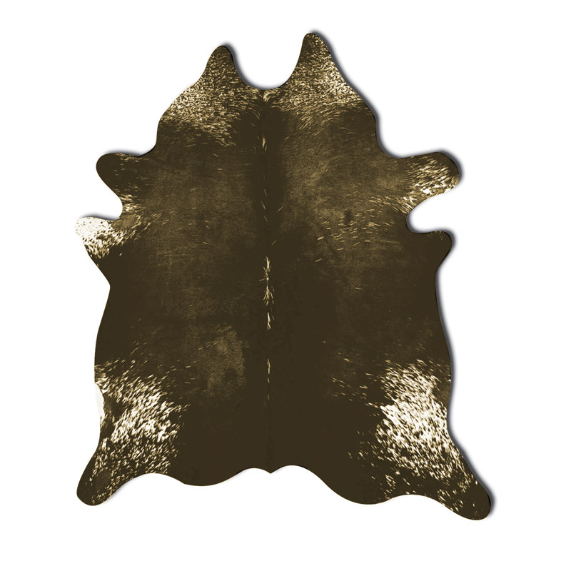 Charline Cowhide Animal Print Indoor Rug