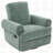 Manual Swivel Rocker Recliner Chair with Adjustable Backrest, Upholstered Lounge Chair for Living Room, Bedroom & Nursery-1408020819