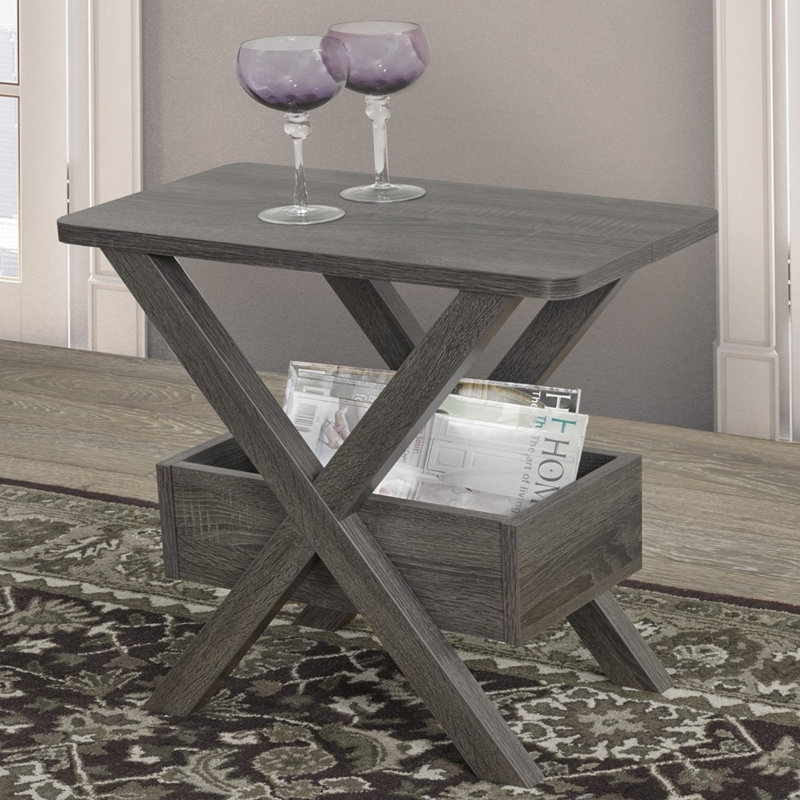 Table d'appoint Jelju Chair, gris, Gris