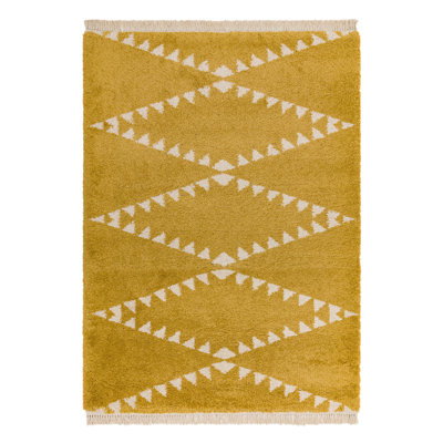 Pickerel Berber Style Mustard Rug