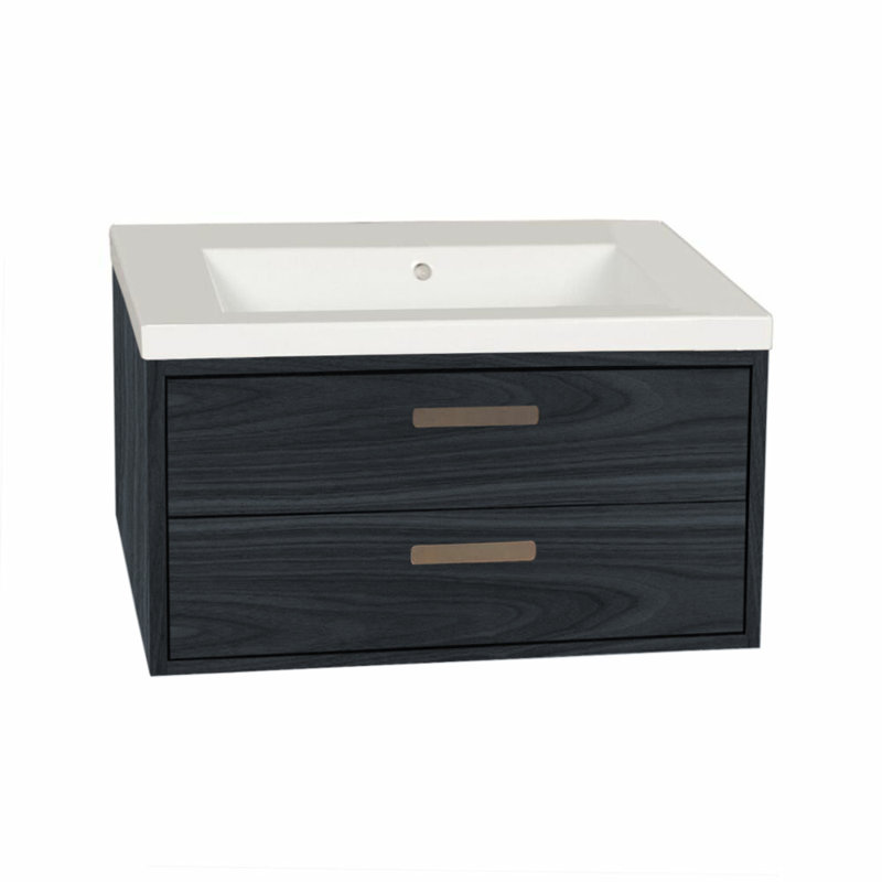 Aquasei 31'' W Single Bathroom Vanity Base, Ash Gray