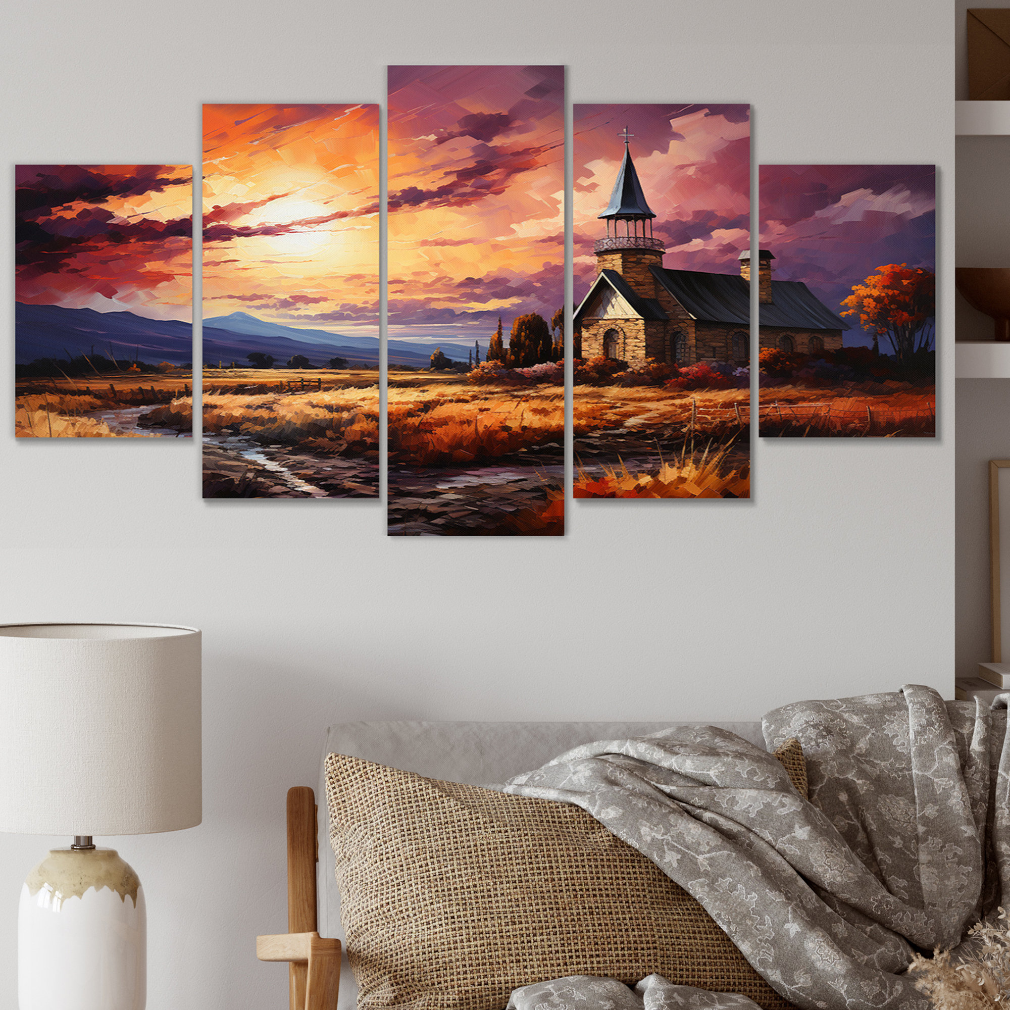 Design Art Christianity Divine Grace II - Spiritual Metal Wall Decor