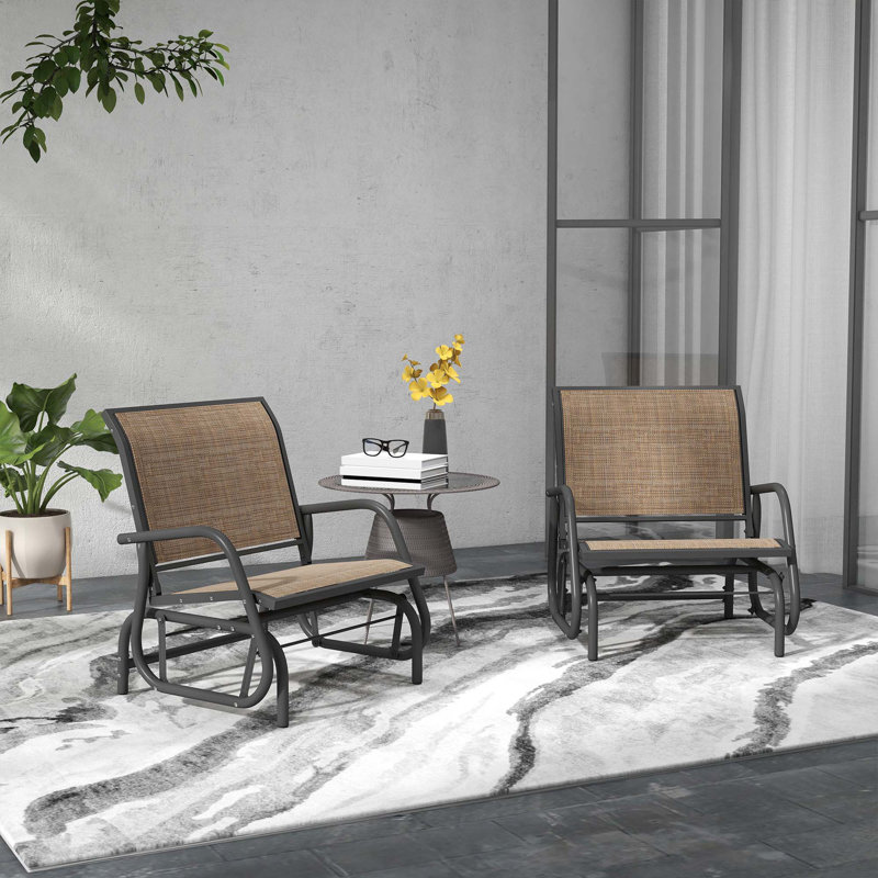 Balancelle polyvalente et confortable pour la détente en plein air, Noir