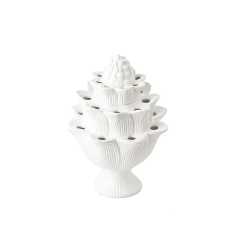 Handmade Ceramic Table Vase, 10" H x 7" W x 7" D