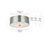 Plafonnier encastré 2 lumières 12 po Julie-1592544687