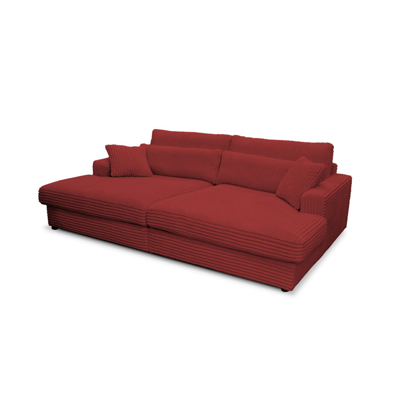Rishabh Sleeper Sofa, Red