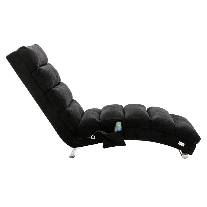 Chaise longue en lin, chaise longue moderne pour bureau ou salon