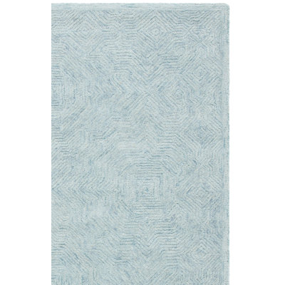 Ahmyiah Hand Tufted Wool Abstract Rug