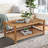 Coffee Table Center Table with Shelf