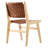 Saoirse Faux Leather Wood Dining Side Chair-99160819-99160820