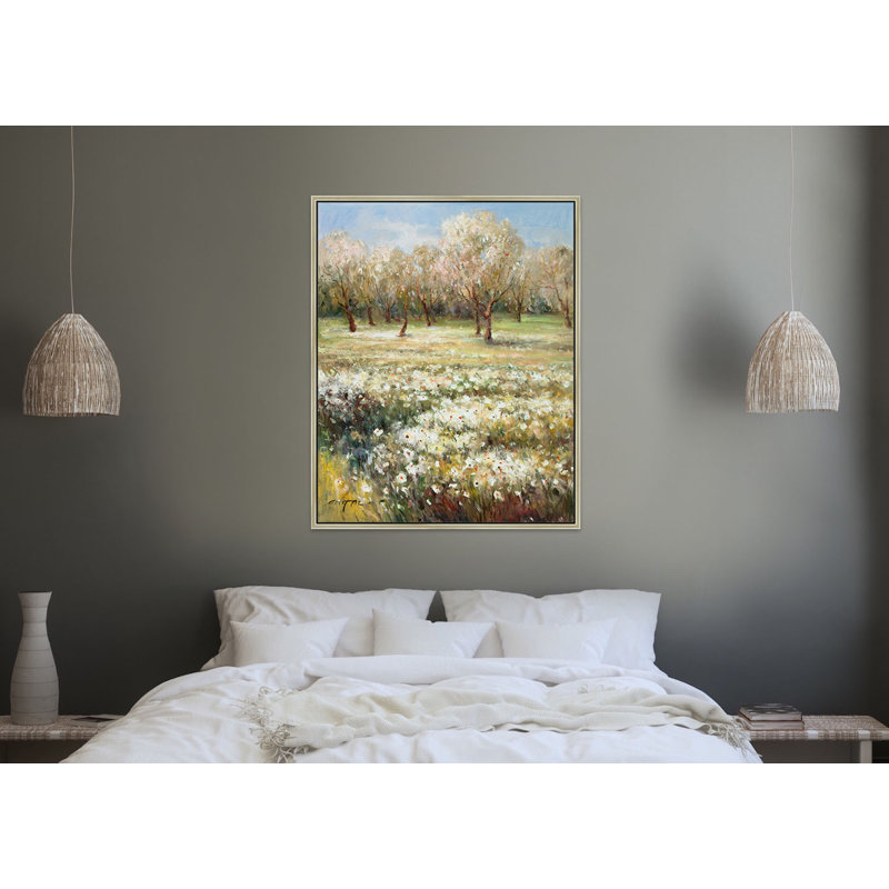 Spring Has Sprung Painting, Gray