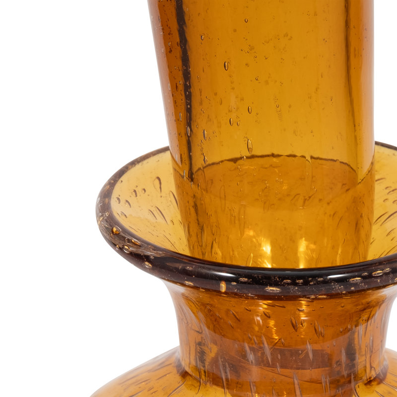 Vases en verre élégants, H 14,25 po x l 4 po x P 4 po