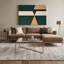 Minimalisme 53, art mural sur toile verte-1987718187