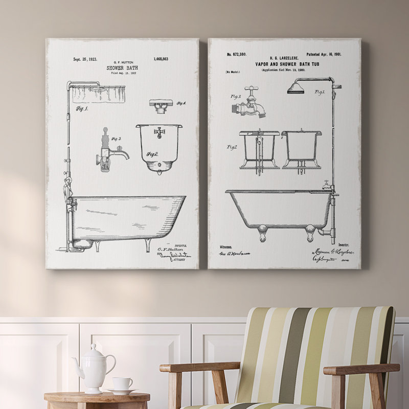 Toile tendue rétro I-Premium Gallery - prêt à accrocher, H 60 po x l 80 po