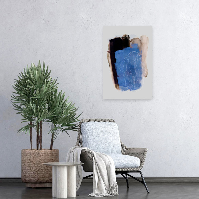 Art contemporain, art abstrait, H 24 po x l 16 po