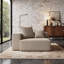 Chaise longue rembourrée en velours côtelé Osterhus-358744577