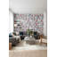 Papier peint floral, fleurs de cerisier murales minimalistes