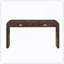 Console en bois de ronce 2 poignées en métal-121094821
