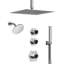  Système de douche thermostatique double avec douchette à main 12 po.-92522938